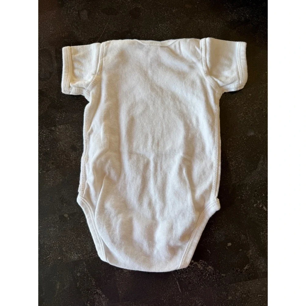 Rabbit Skins Baby 6 Months White I'm Cute and Dim Sum Dumpling Bodysuit RN 60626